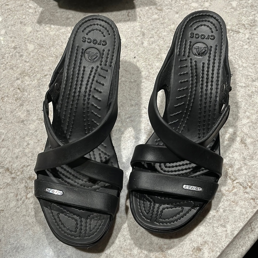 Womens Croc heels